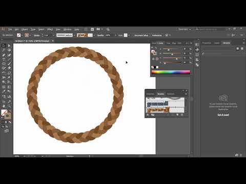 Adobe Illustrator Tutorial - Membuat Vector Braid (Kepang)