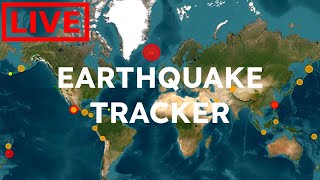 🌎 LIVE World Earthquake Tracker | USGS Real-Time Updates
