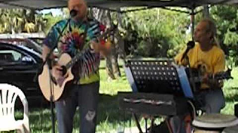 Bare Foot Billy and Mike Boller at Leslie's Bistro.