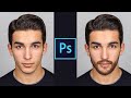 Clean Shave to Beard in Photoshop In Urdu   Hindi