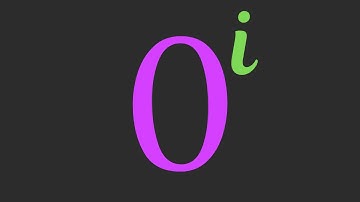 Why 0^i is not equal to 0?