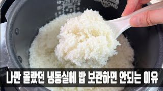 더 이상 냉동실에 냉동밥 보관하지 마세요! 사장님이 방법을 알려주셔 다이어트가 되며 살이 빠져 너무 감사하네요