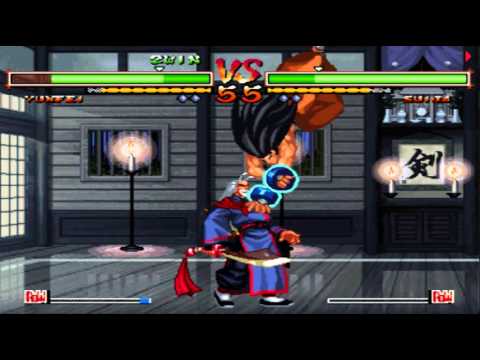GGPO - Samurai Shodown 5 - Uesugi Kengou(JAP) Vs Backslash(USA) - Casuals