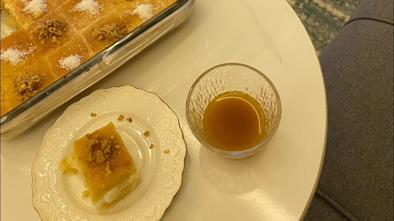 فـلوق اجـمـل اسبوع فـي رمضان +طريقة البسبوسة بالقشطة ✔️🌙 🍜🥔🥣📚