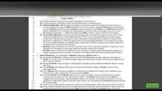 NEW 2024 Exclusive Brokerage Listing Agreement. Listing Contract Residential Property.
