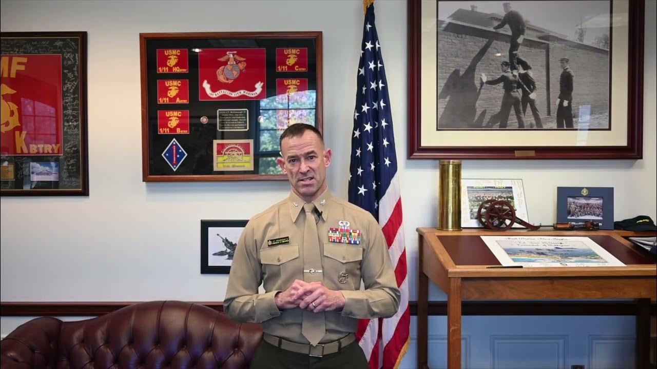USNA Commandant Address to Class of 2027 YouTube