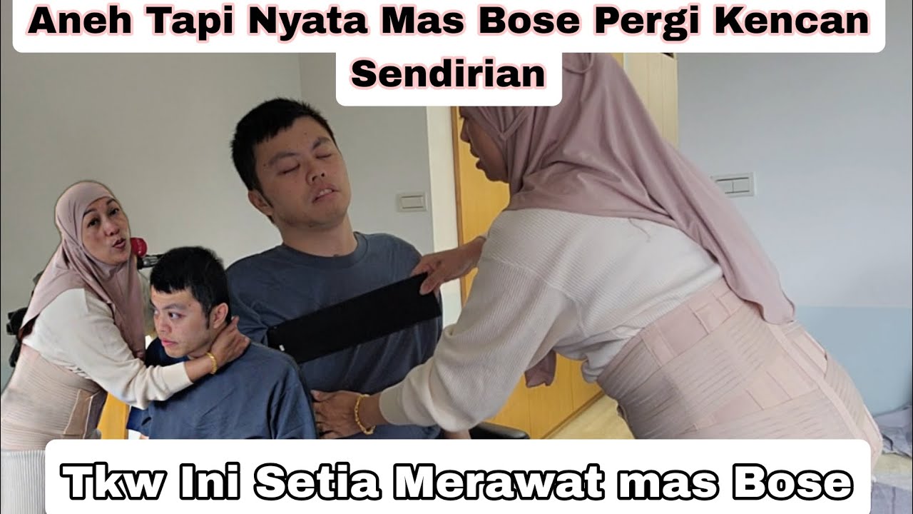 👉Aneh Tapi Nyata Mas Bose Pergi Kencan Sendirian ⁉️TKW TAIWAN Ini Setia Merawat  Bose Yang Lumpuh 