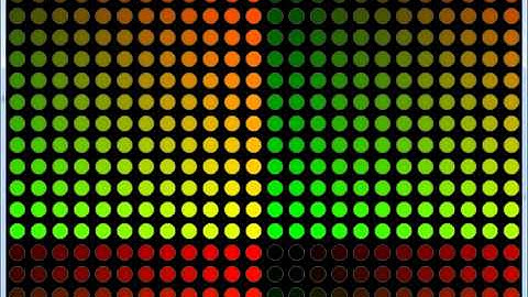 24x16 LED matrix display board simulator