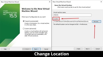 Change the VMware workstation install Location