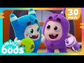 ضيفٌ فوضوي - Jeff&#39;s Messy Guest | Baby Oddbods | مينبودز! كرتون جديد مضحك للأطفال