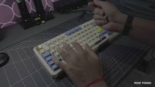 SPACE 80:  APOLLO Sound test (NK Cream Switches, GMK Godspeed Keycap Set)