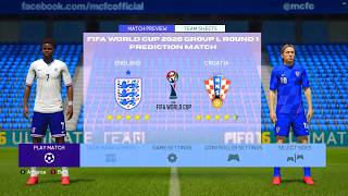 ENGLAND VS CROATIA - FIFA 16 INFINITY PATCH FC 26
