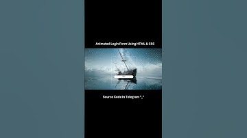 Animated Login Form Using HTML & CSS💥 #loginscreen #loginpage #design #coding #html #css #javascript