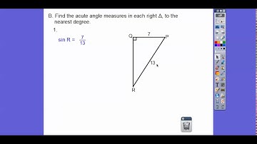 Sine and Cosine Ratios - Module 18.2 (Part 2)
