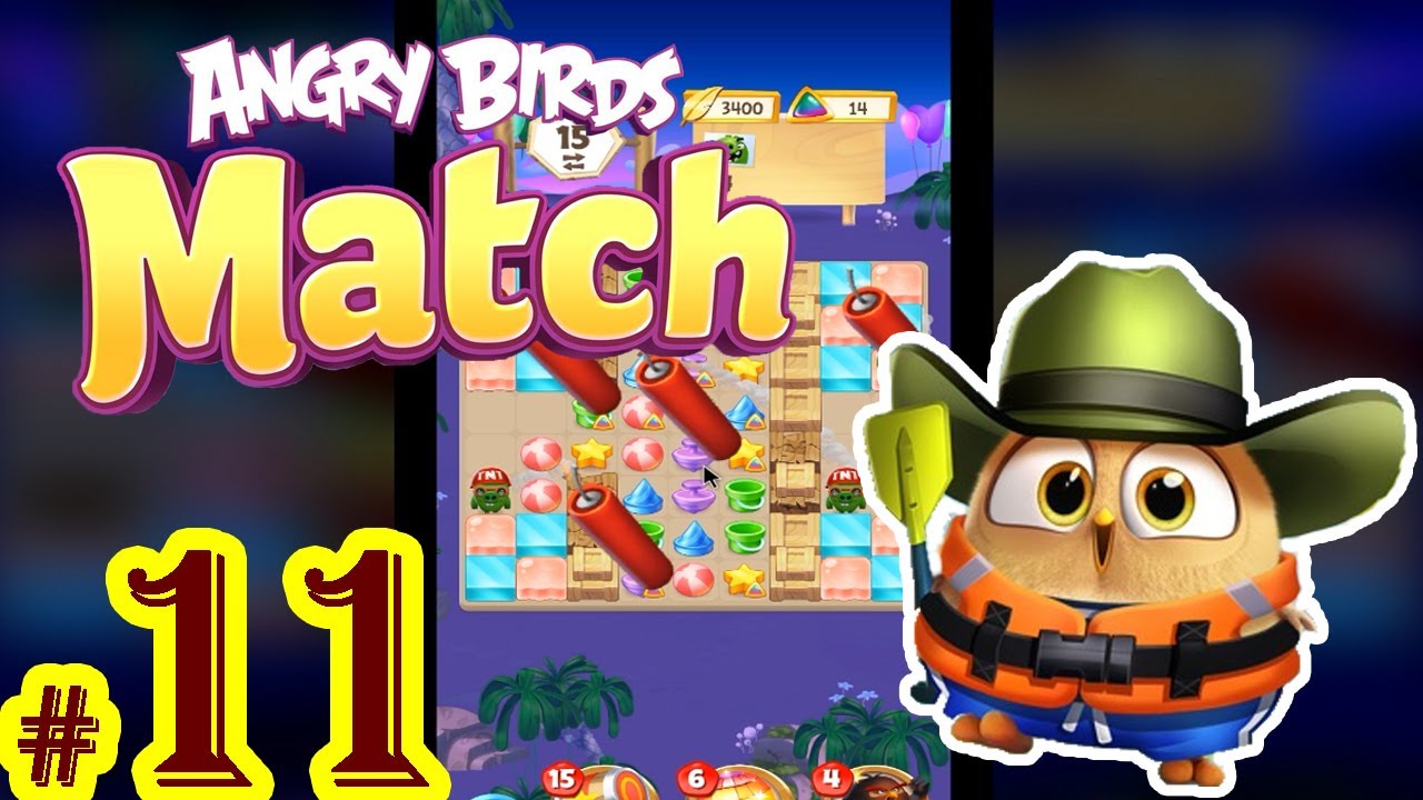 Angry Birds Match 3 Gameplay (Nivel 60 - 65) Parte #11