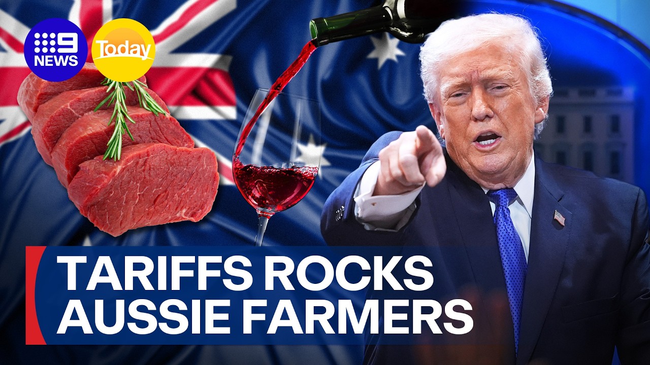 Trump announces global tariff increase, affecting Australian beef and wine | 9 News Australia