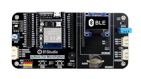 【01Studio】pyBLE-NRF52840 Micropython Development Board(NRF52840 Platform)