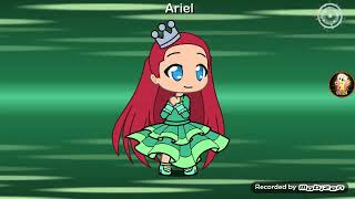 Making Princess Ariel in Gacha Life listen to the math prodigy Christmas music