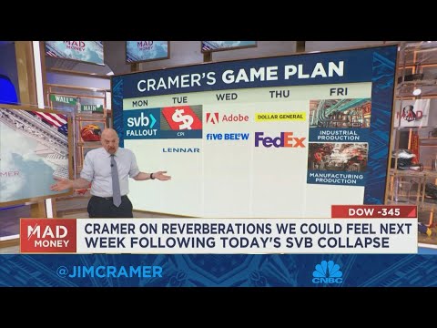 SVB's collapse could be the thing that keeps the Fed from wrecking the entire economy, says Cramer