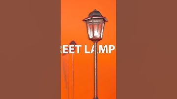 Make Street Lamp in Blender & Substance- video on channel #speedtree  #3dart #timelapse #environment