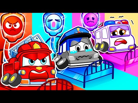 ¿Qué emoción te gusta más? 😀😢😡😱 Aprende con Robo | RoboSquad - Historia ESP