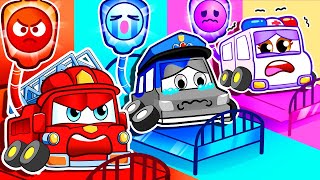 ¿Qué emoción te gusta más? 😀😢😡😱 Aprende con Robo | RoboSquad - Historia ESP