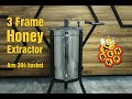 3 frame honey extractor manual as304 basket benka