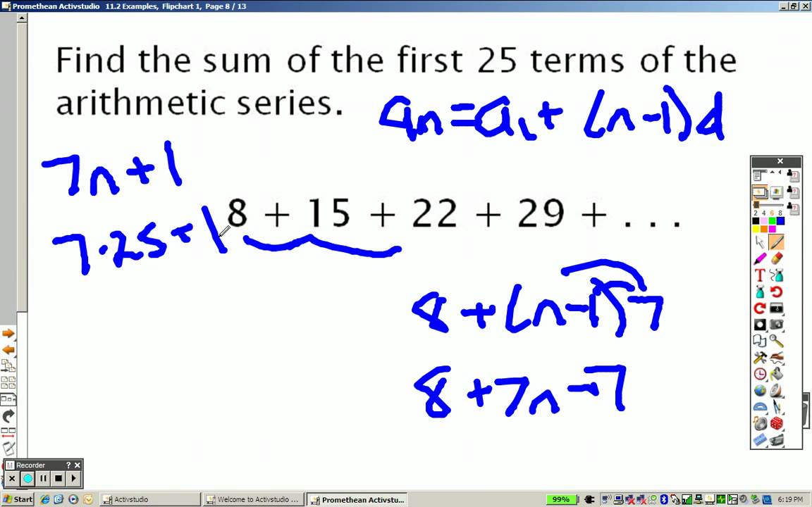 sequences algebra