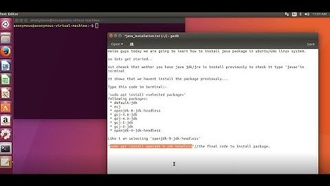 How to install java-jdk in Ubuntu