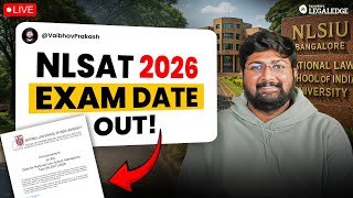 NLSAT 2026 Exam Date OUT NOW!
