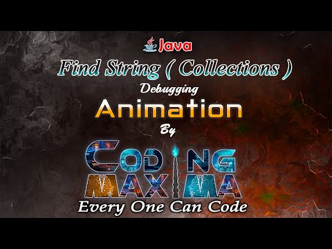 Find String in ArrayList Java | Search String in ArrayList | Collections Framework | Coding Maxima