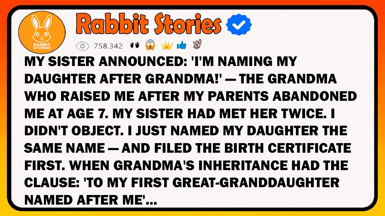 My Sister Announced: 'I'm Naming My Daughter After Grandma!' — The Grandma Who Raised ME After My...