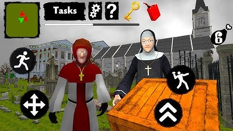 Nun and Monk neighbor escape - Level 3 Complete Gameplay (android/ios)