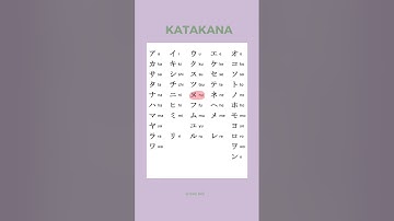 Học tiếng Nhật bảng chữ cái katakana
