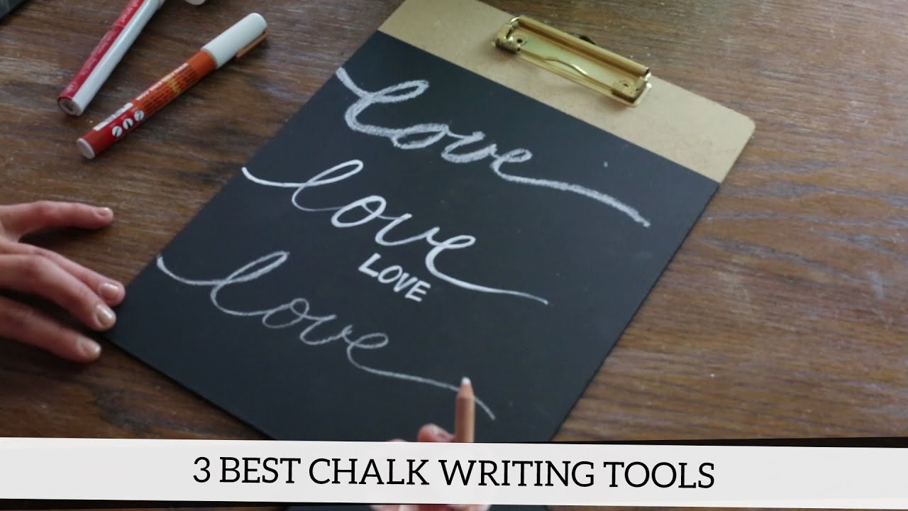 How To Write On A Chalkboard The 3 Best Chalk Writing Tools YouTube
