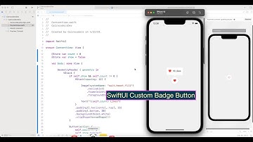 SwiftUI Custom Badge Button