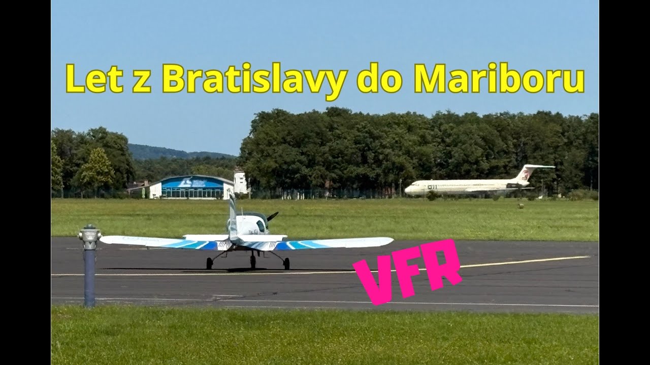 Let VFR z Bratislavy do Mariboru