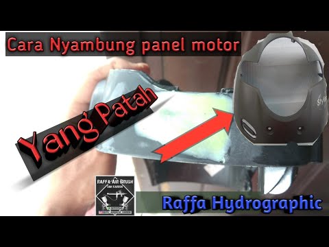 [TUTORIAL#2] Cara Menyambung Bodi Motor yang Patah. 