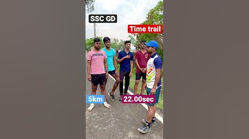 SSC GD time trail #motivation #fitness #viral #running
