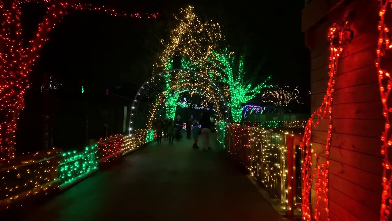 Winter Light Spectacular at Lehigh Valley Zoo - YouTube