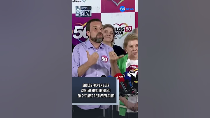 Eleições 2024: Guilherme Boulos (PSOL) discursa após definição de 2º turno em São Paulo