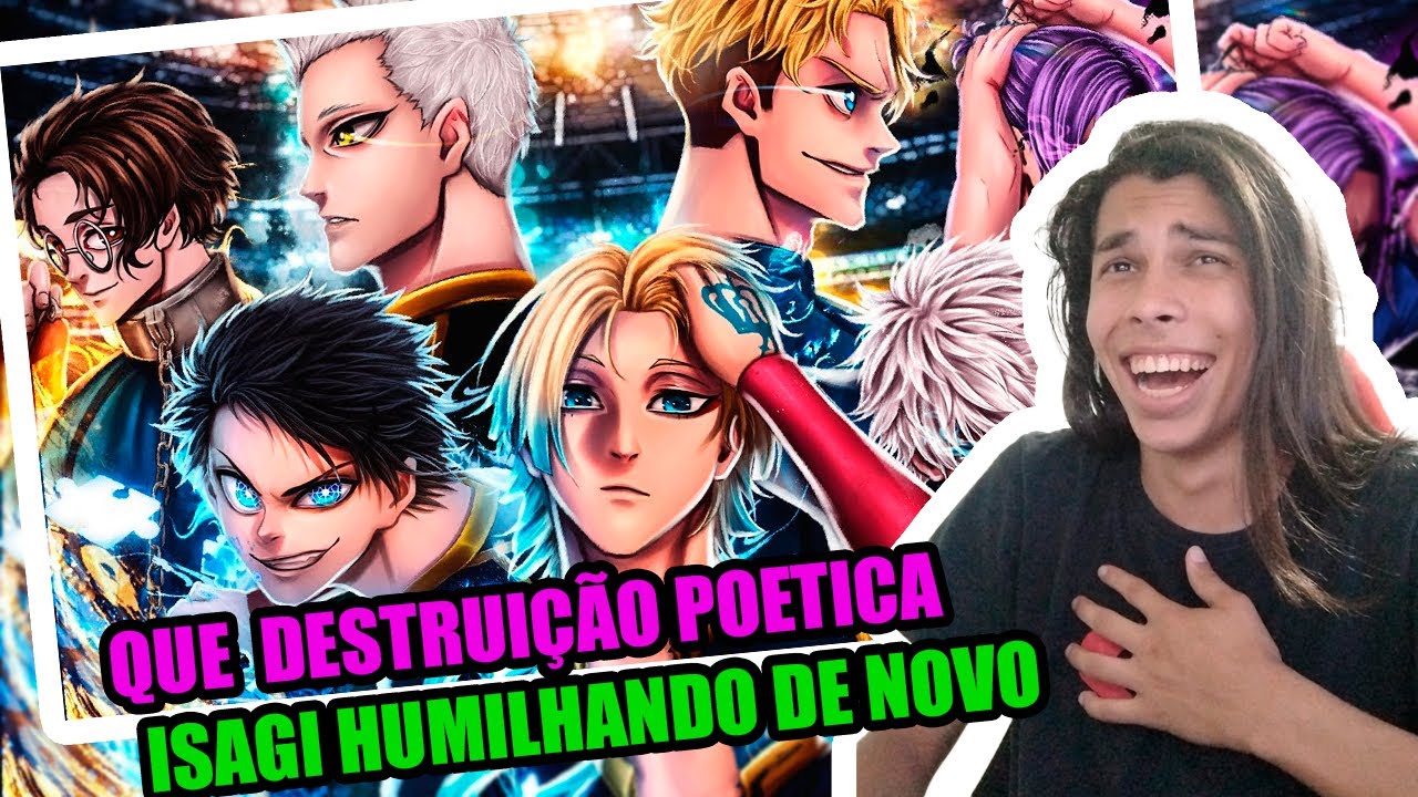 QUE BANDO DE PSICOPAT#S Reagindo  Bastard X Manshine City (Blue Lock) | Liga Neo Egoísta PT2 |AniRap