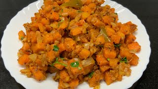 How to make best Carrot Poriyal easy