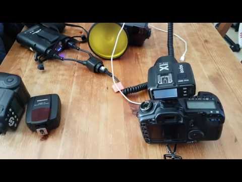 Godox X1C - AD360II - Canon 5DmkII rear curtain sync (howto)