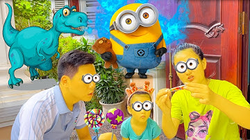 Changcady biến thành Minions, hành trình tìm thuốc giải trứng khủng long, con bò