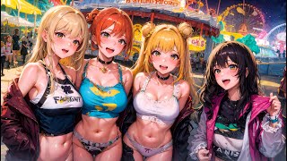AI Anime Art 4K Lookbook - Amusement Park 17