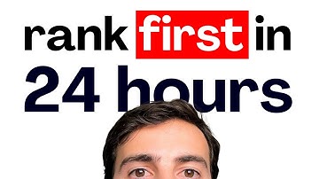 How I Rank #1 in 24 hours with AI SEO (site revealed)