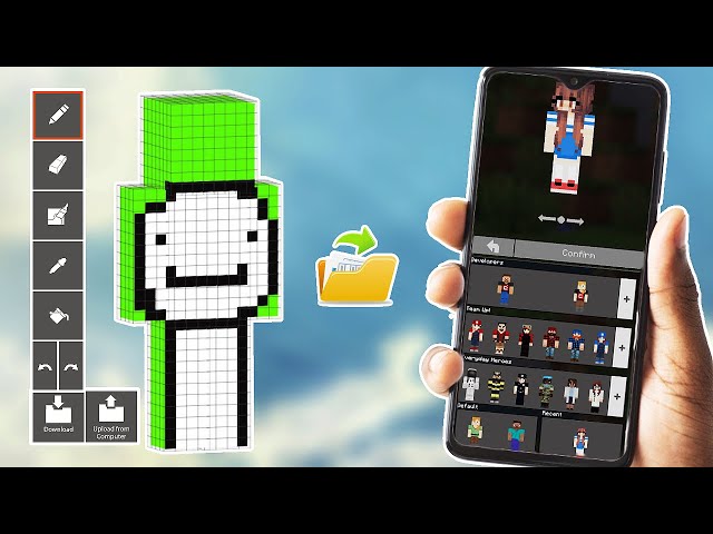 Minecraft: Education Edition – How to add a custom skin on android mobile  phone