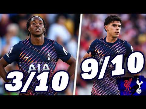 FERNANDES 8/10! 🤩 TEL & KUDUS STRUGGLE AGAIN | Liverpool 3-1 Spurs Player Ratings