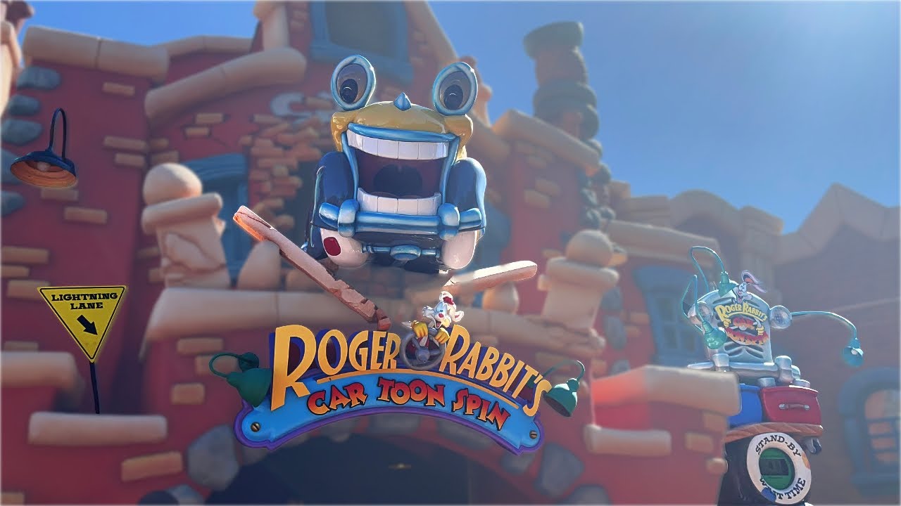 Roger Rabbit's Car Toon Spin - On-Ride POV | Disneyland California ...